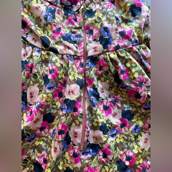 Xoxo Strapless Corsette Floral Dress, size: 5/6 - Picture 5 of 10